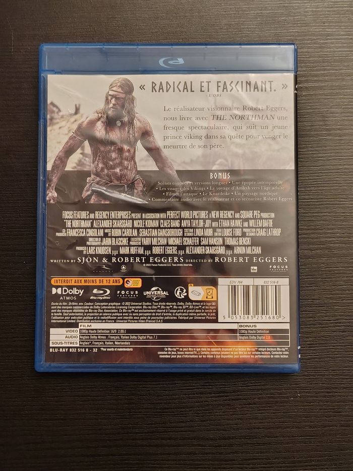 Blu Ray The Northman (Alexander Skarsgård, Nicole Kidman, Robert Eggers) - photo numéro 2