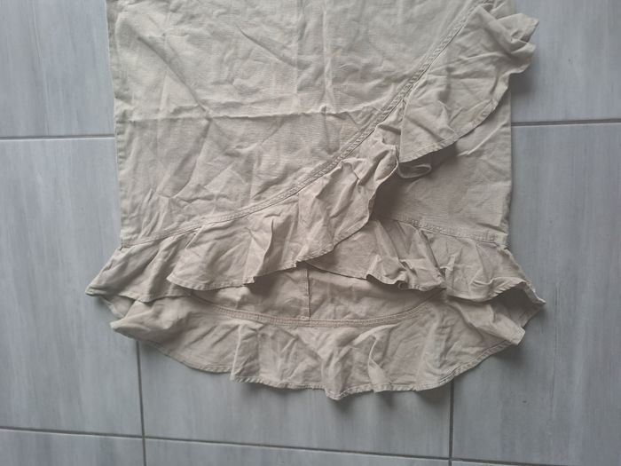 Jupe Asymétrique kaki 3 Suisses Taille 42 - photo numéro 3