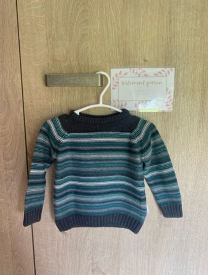 LOT 7 Pulls/blouse longue manches garçon 9 mois 71/74cm - photo numéro 8