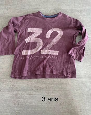 Tee-shirts manches longues 3 ans