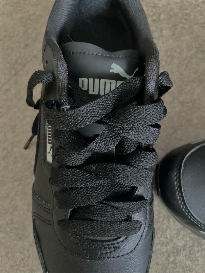 Puma Shuffle Leather noires taille 40 – comme neuves - photo numéro 6