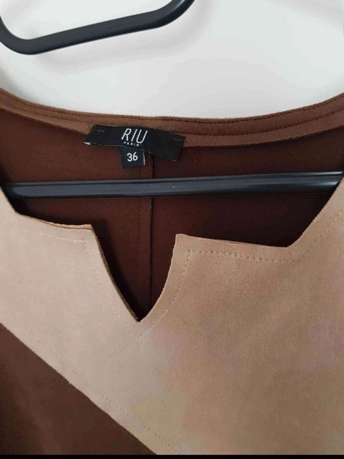 Robe style velour daim  taille  36 - photo numéro 2