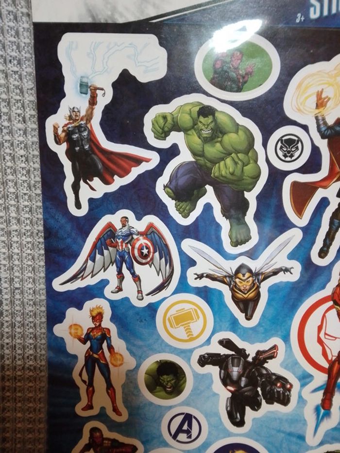 Autocollants stickers x2 "Avengers" Marvel - photo numéro 5