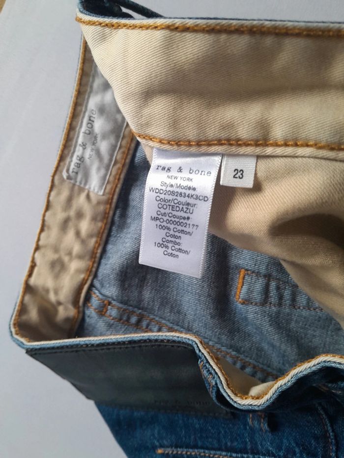 Jean Rag. & Bone new york taille haute boyfriend - photo numéro 5
