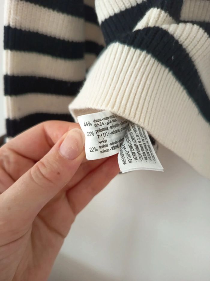 Pull maille rayée - photo numéro 4