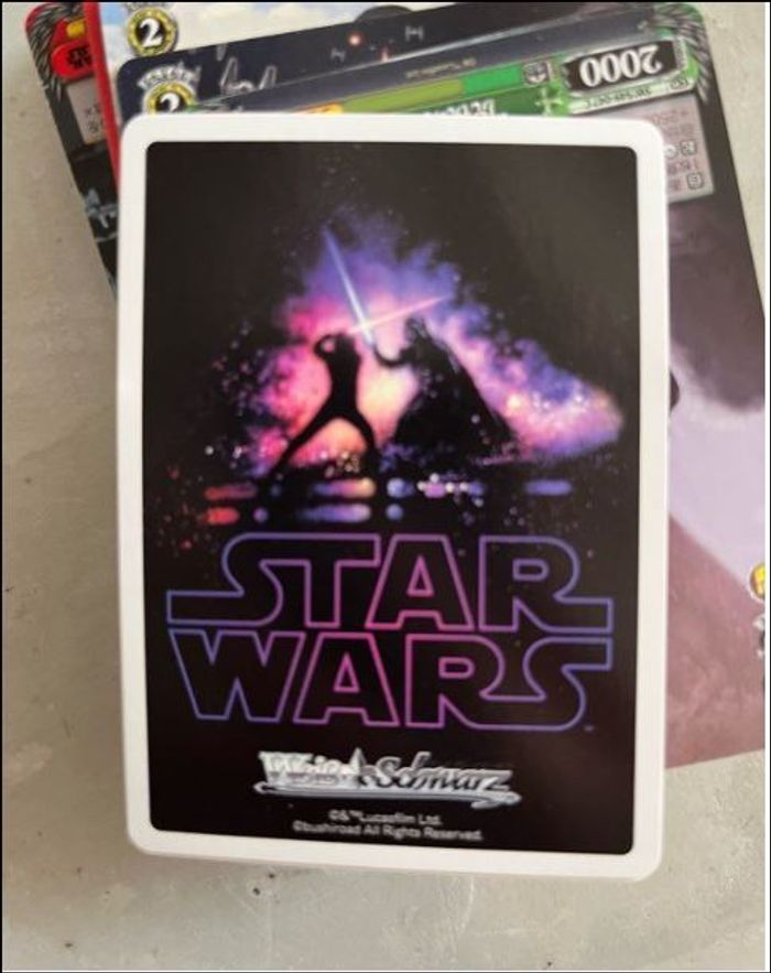 carte star wars Weiss schwarz - photo numéro 2