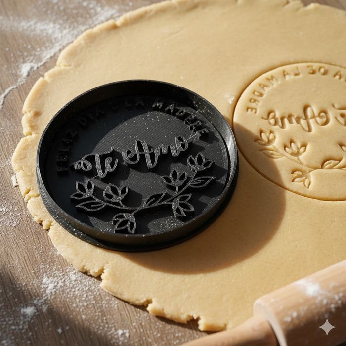 Emporte-pièce Te Amo personnalisé pour biscuits et pâtisserie - 8 cm