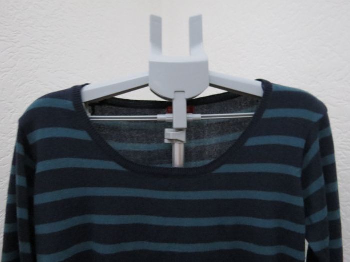 pull rayé tissaia basics bleu marine et vert - photo numéro 4