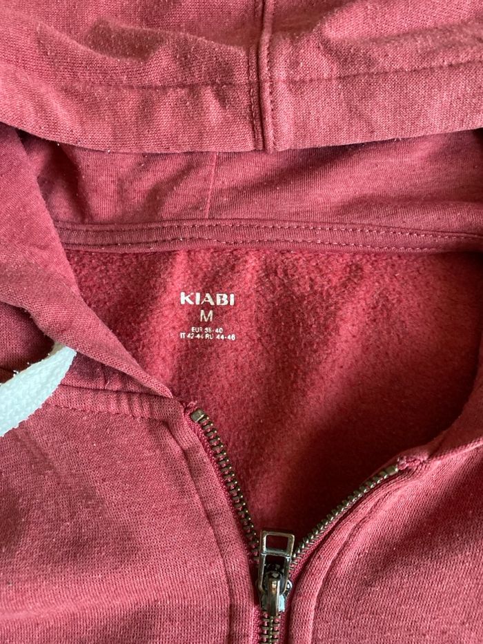 Veste sweat framboise M - photo numéro 2