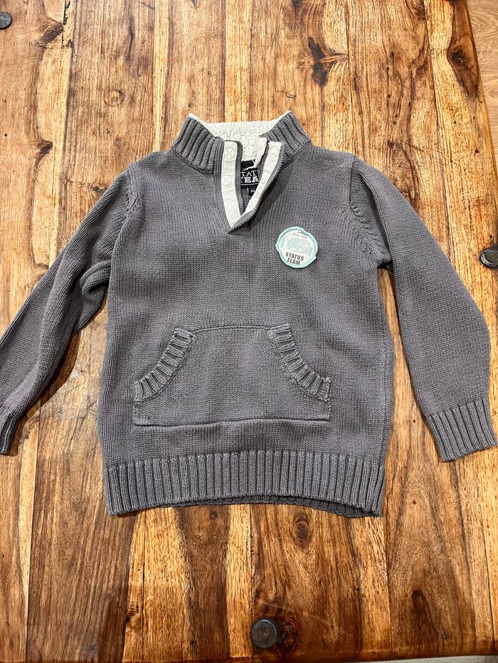 Pull à bouton pression 3 ans