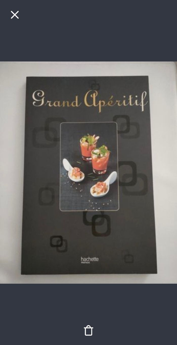 Livre pour des idées apéritifs