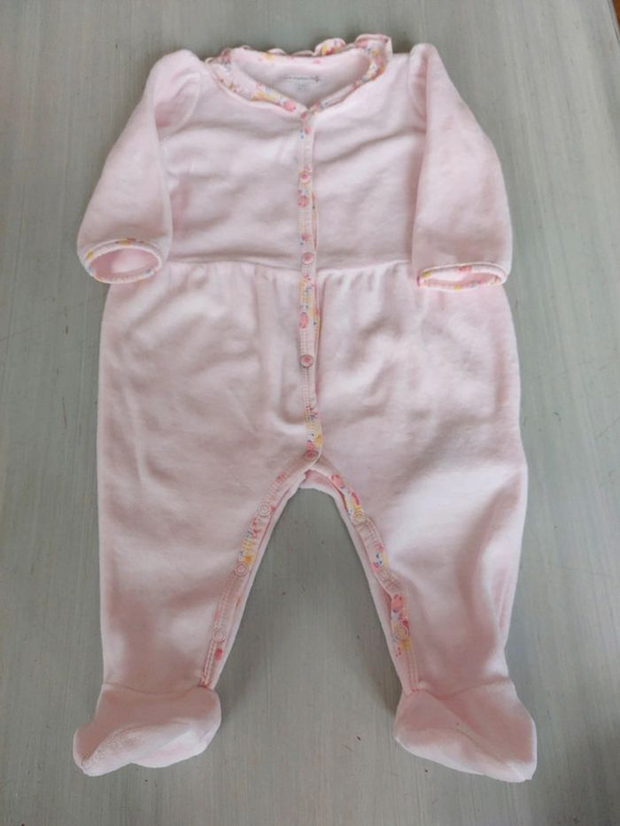 Lot 2 pyjamas chauds velours hiver 6M - photo numéro 6