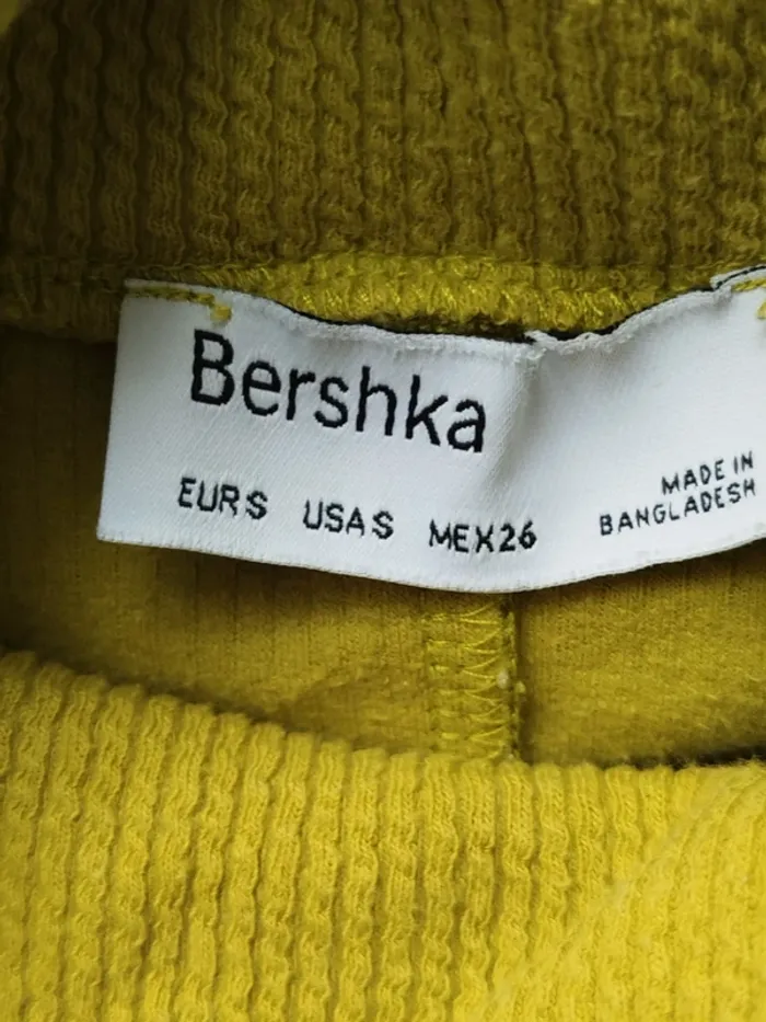 Pull court vert Bershka taille 36 - photo numéro 3
