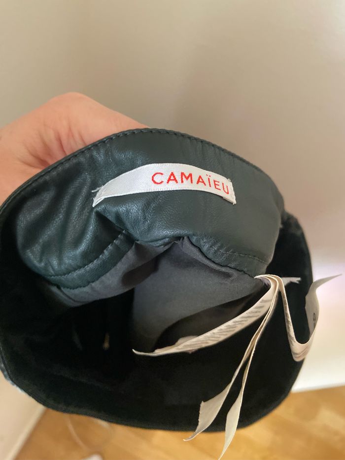 Mini jupe similicuir vert foncé 36 - photo numéro 3