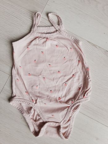 Vêtement bébé fille body bretelles Kiabi 9 mois