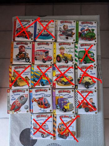 Livres collection p'tit garçon