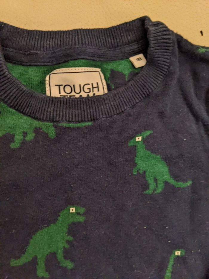 Joli pull tricoté jacquard intarsia motif dinosaures
3 ans 98 cm intemporel - photo numéro 2