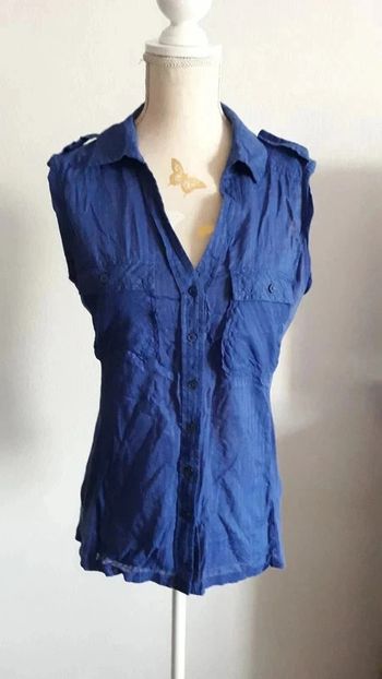 Chemise Violeta by Mango