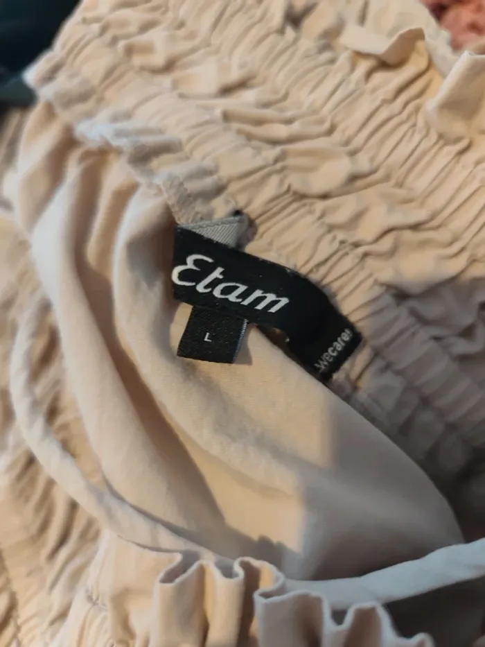 Débardeur Etam beige L - photo numéro 4