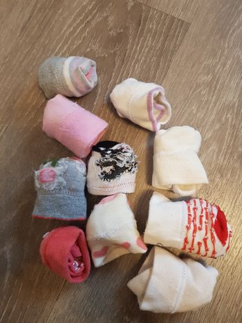 Lot chaussettes naissance/1 mois