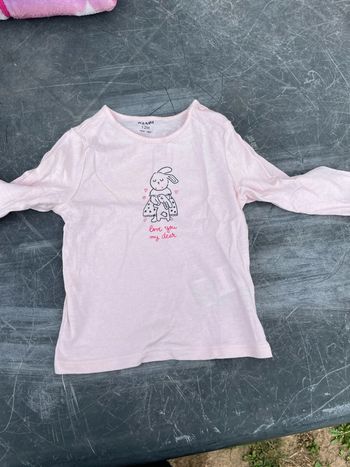 Maillot manches longues fille 12 mois