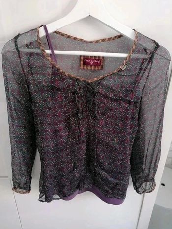 Blouse en soie One step taille XS