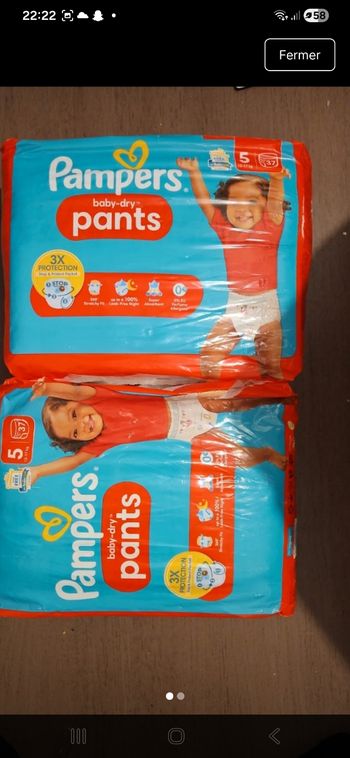 Couche pampers 