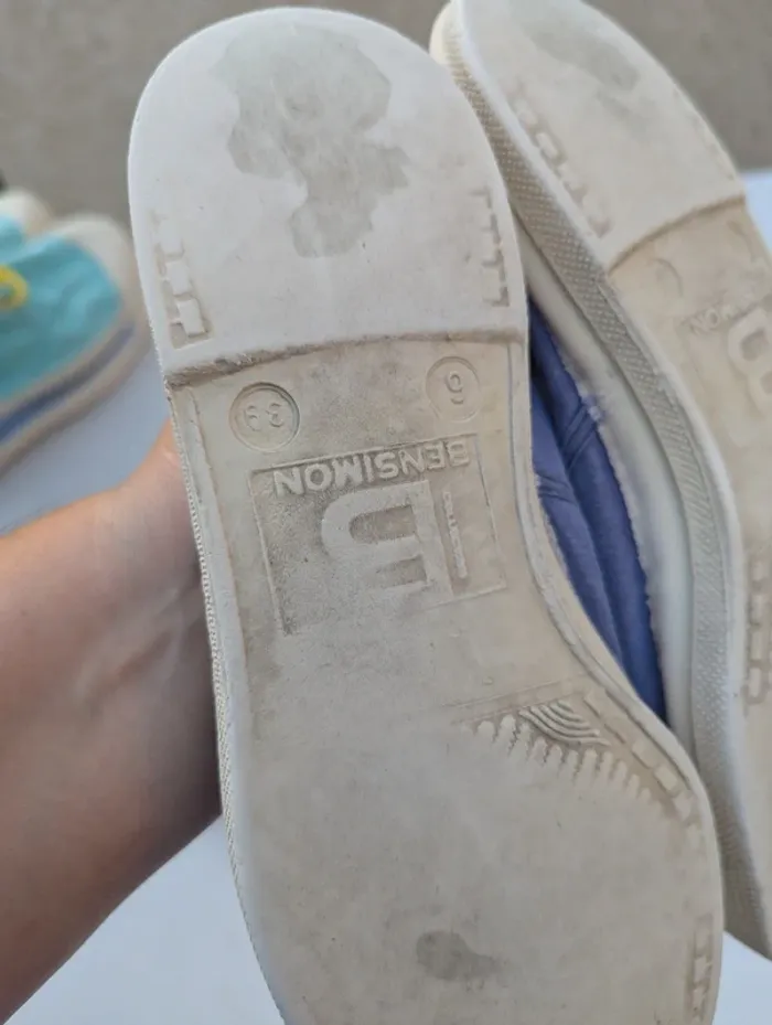 Lot de 2 paires de baskets Bensimon taille 39 en état satisfaisant - photo numéro 5