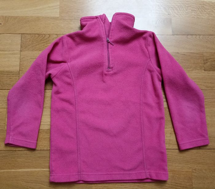 Sweat polaire rose 6 ans