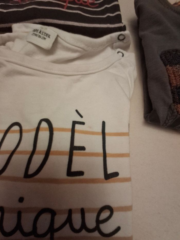 Lot de 7 tee shirt manches longues - photo numéro 3