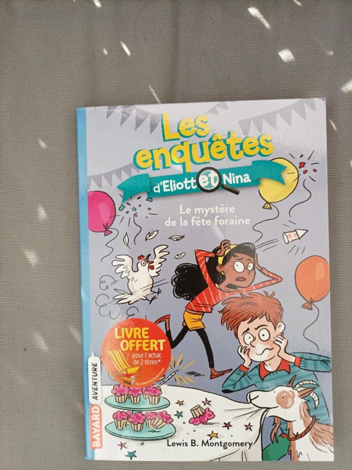 Livre "les enquêtes d Eliott et Nina" neuf