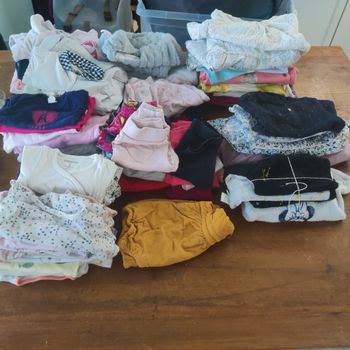 Lot bébé fille 6 mois hiver mi-saison 