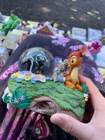 Disney Snowglobe bambi musicale