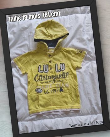 T-shirt à capuche 🧸 Lulu Castagnette 