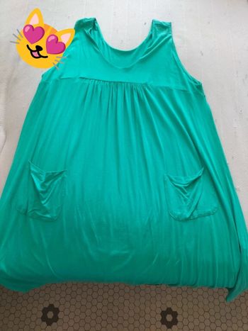 Robe verte 2 poches Bonprix collection 44