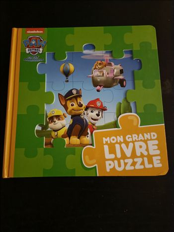 Livre puzzle Pat patrouille