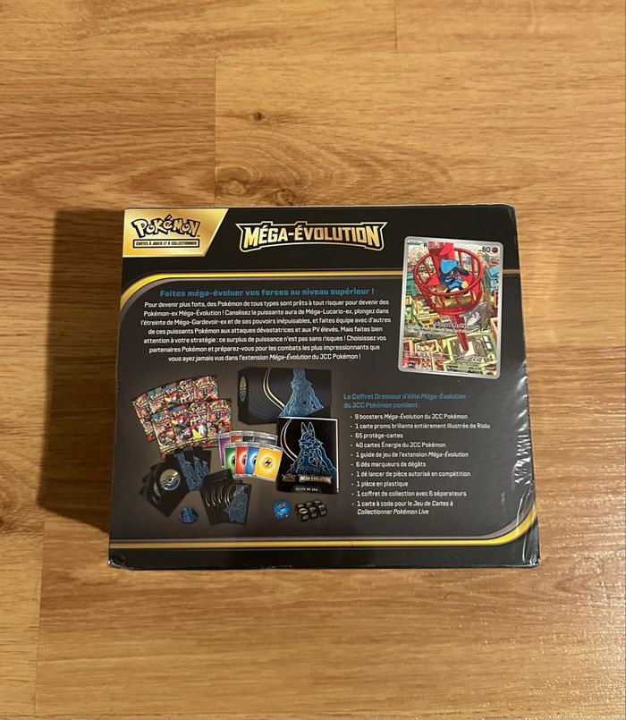 ETB Pokémon me01 lucario méga évolution - photo numéro 2