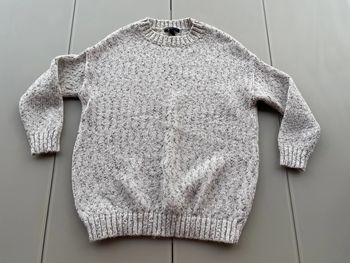 Pull gris à paillette Mango