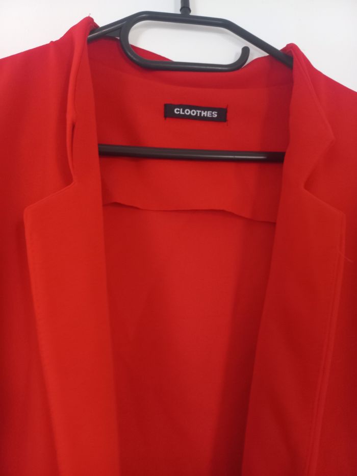 Veste femme rouge Taille 40 - photo numéro 2