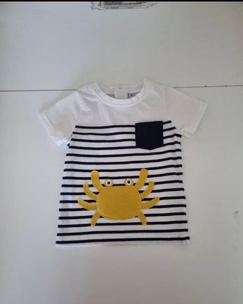 T shirt crabe
