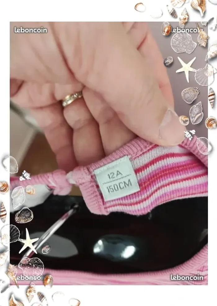 Pull manches longues 12 ans rayé rose kiabi - photo numéro 3