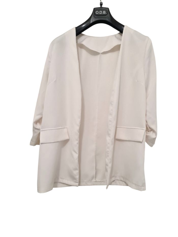 Blazer blanc taille M shein