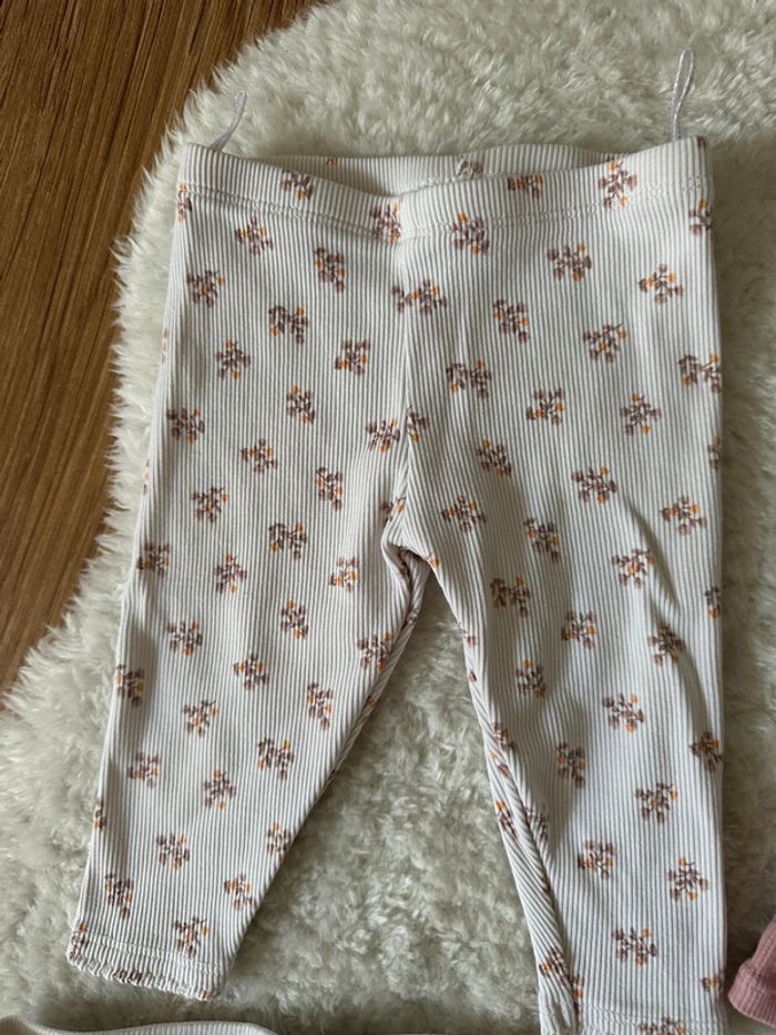 Lot de 4 pantalons / bermuda / legging | Obaibi | Taille 6 mois - photo numéro 4