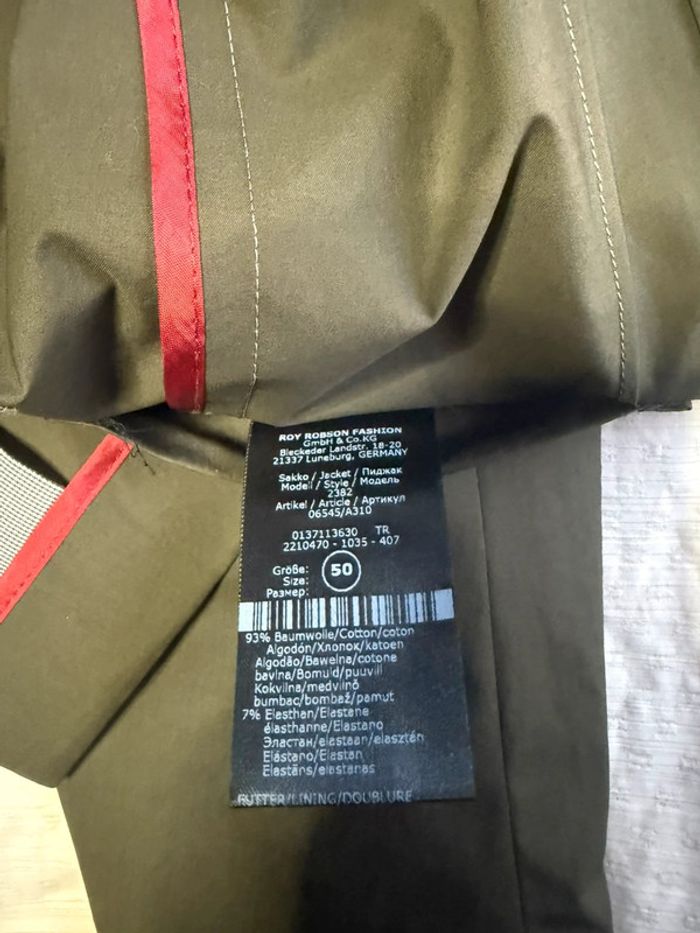 Roy robson - Blazer, Kaki, taille 50 - photo numéro 6
