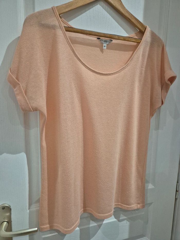 T-shirt rose irisé #newlook L - photo numéro 2