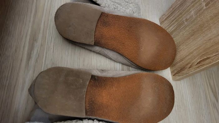 Bottines couleur beige / gris - photo numéro 5