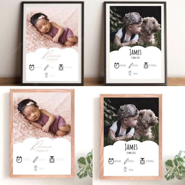 Affiches personnalisées naissance - photo numéro 14