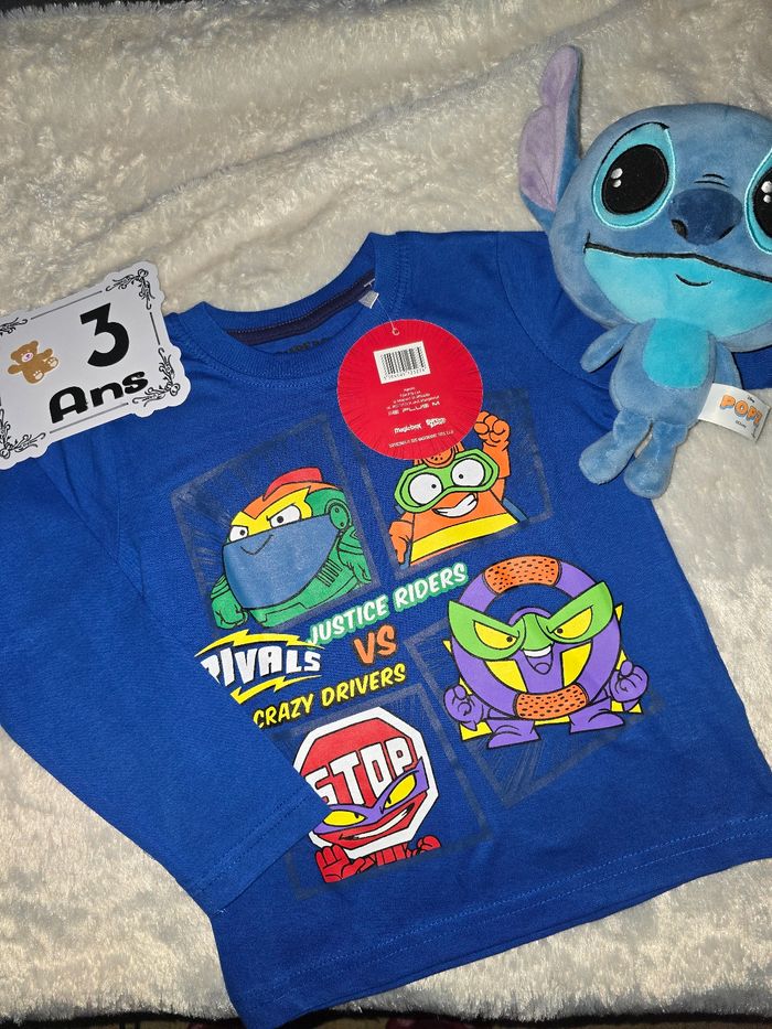 T-shirt superthings 3ans