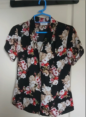 Chemisier fleuri Calvin Klein taille S