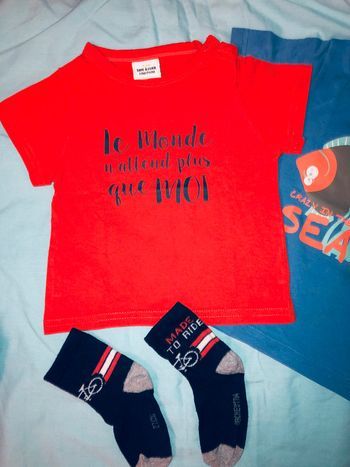 Lot tee-shirts 12 mois